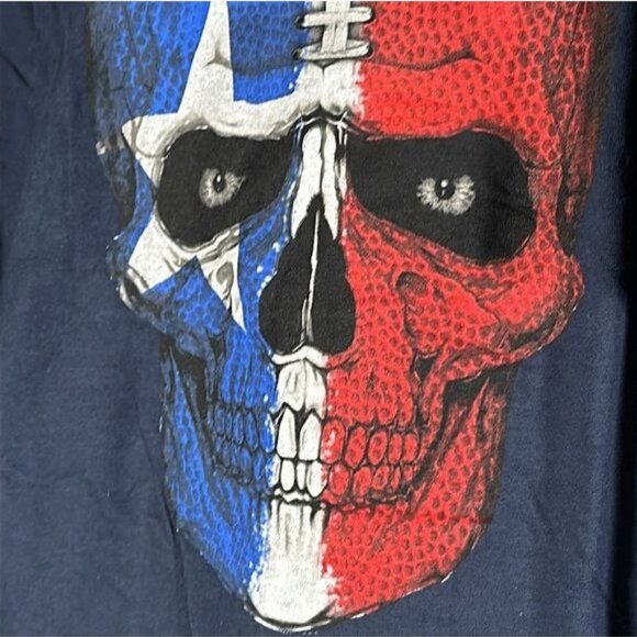 Houston Texans Skull Tee T-Shirt size XL Navy Battle Red NWOT New Without Tags - Picture 13 of 16